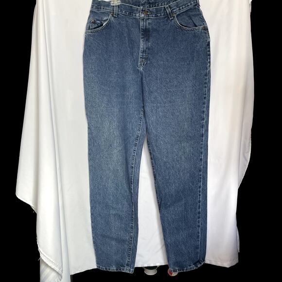 Lee Blue jeans Women size 18L 37" waist 35" inseam 14" HIGH RISE - Picture 7 of 9